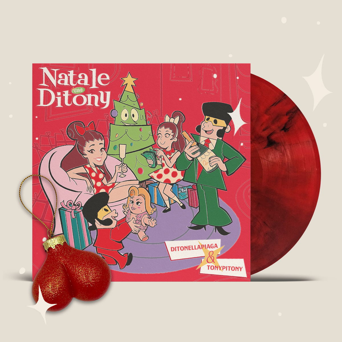 VINILONY NATALE CON DITONY - Deluxe Edition con palle Ditony